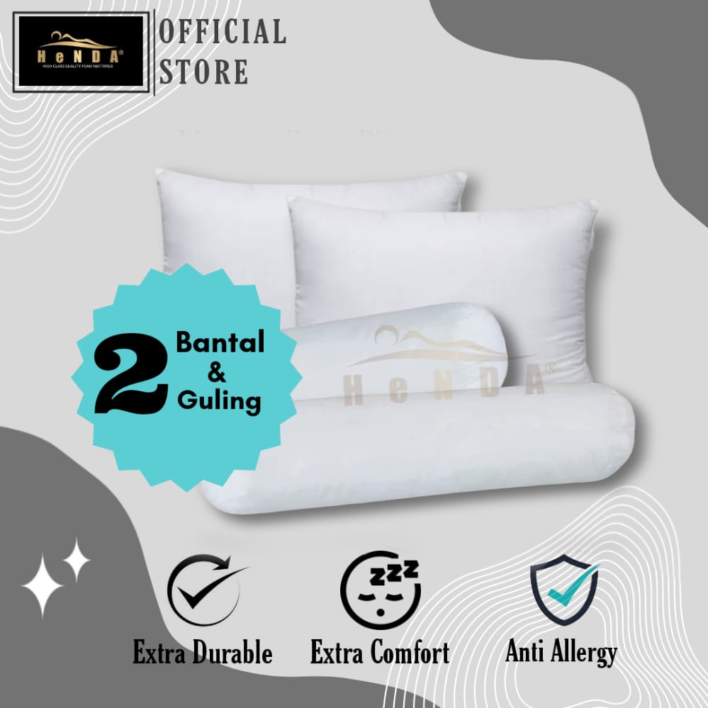 Bantal Guling Hotel foam memory premium busa empuk bantal guling nyaman UKURAN LEBIH BESAR
