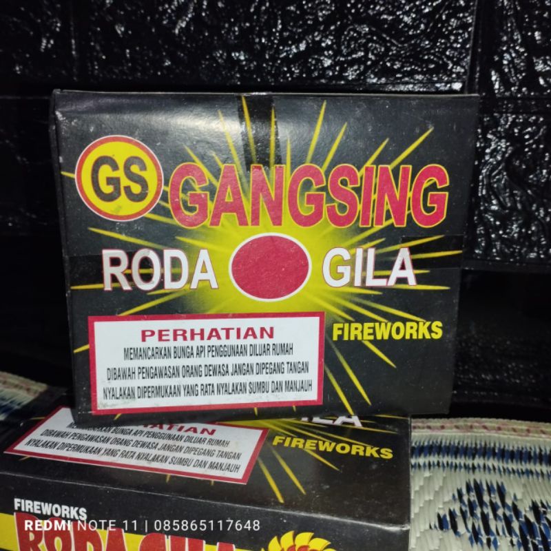 (KHUSUS PEDAGANG, BISA DIJUAL LAGI) KEMBANG API GANGSING / RODA GILA / MAINAN ANAK 12 X 12 PCS = 144 PCS