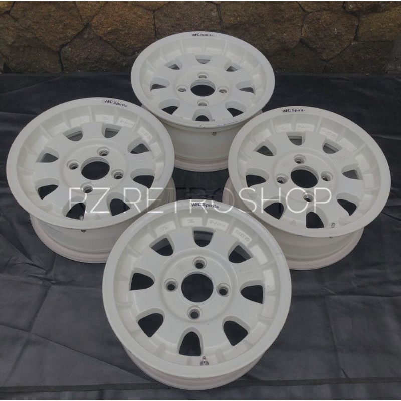Velg Compe Rally R14 lebar 6 et 20 akrab disapa CR20 Original Made In Japan