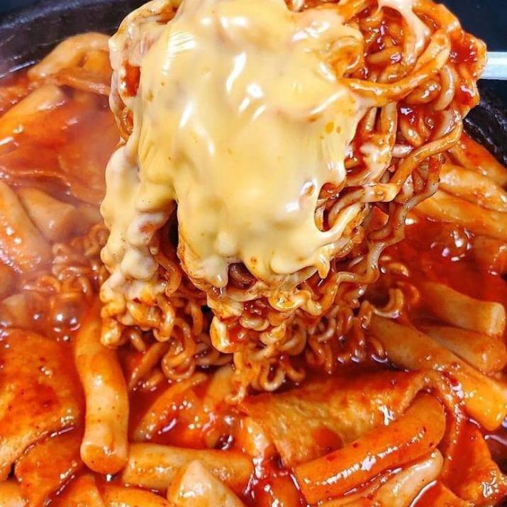 

ㅵ Rabokki Mozzarella! Makanan Korea - HALAL び