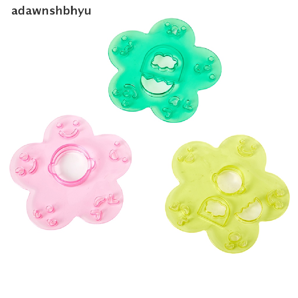 Adawnshbhyu 3Pcs Cetakan Ekspresi Wajah Kartun Rice Ball Mold DIY Alat Emboss ID