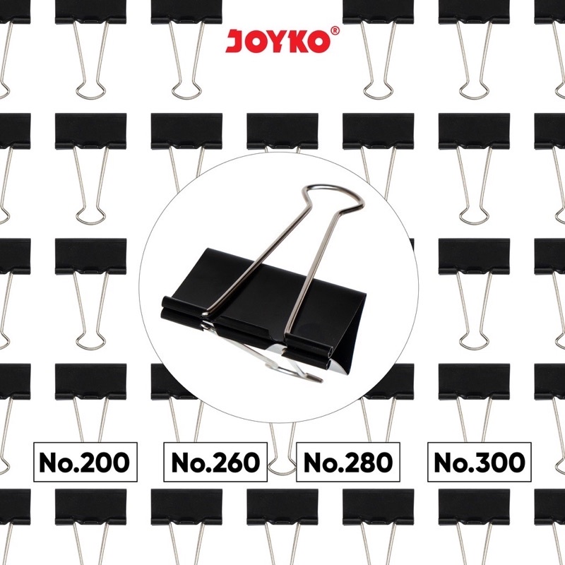 Jual Binder Clip Joyko Binder Clip Klip Penjepit Kertas Joyko Black Shopee Indonesia