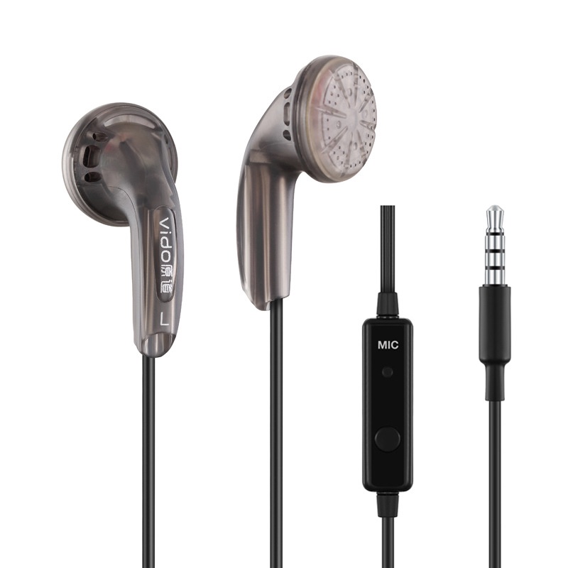 2022 Vido MX500 PK1 IEM Headset Earphone Earbuds Musik Stereo Dinamis HIFI Kabel Jack 3.5mm 15.4mm