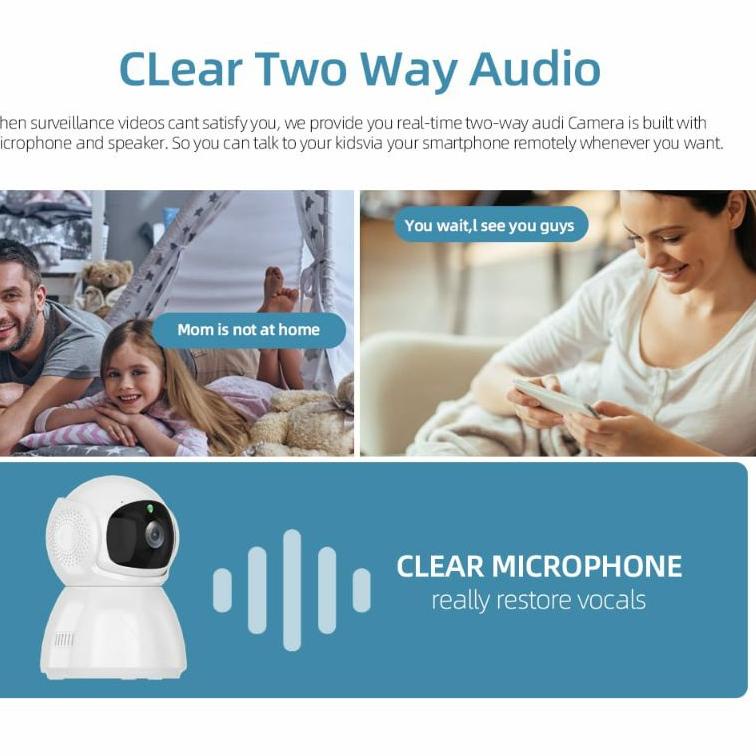 New Stock V380 PRO Ip Camera Mini 2Mp FullHD 1080p Wireless Snowman Ip Cam Xiaomi Cctv Xiaofang Yi d