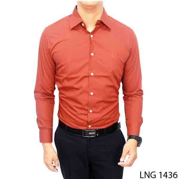 Formal Male Shirts Katun Abu – LNG 1427