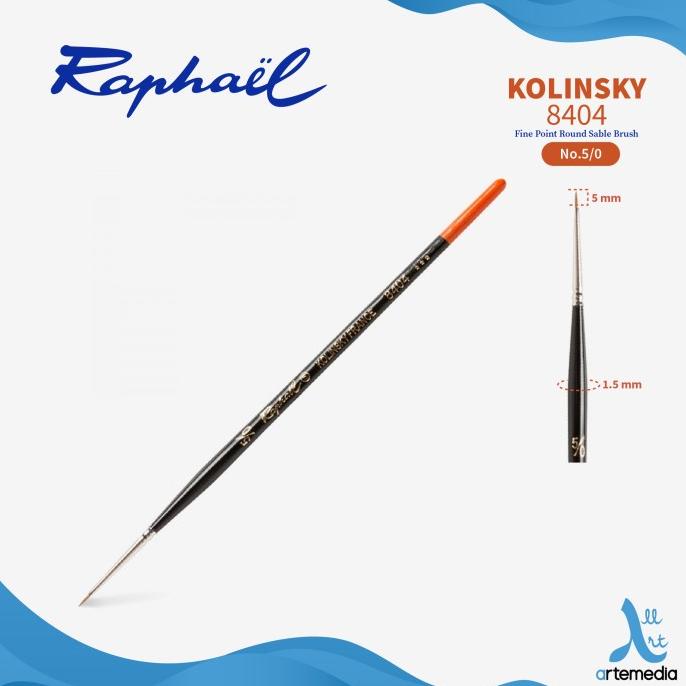 

Kuas Lukis Raphael 8404 Fine Point Round Kolinsky Sable Brush