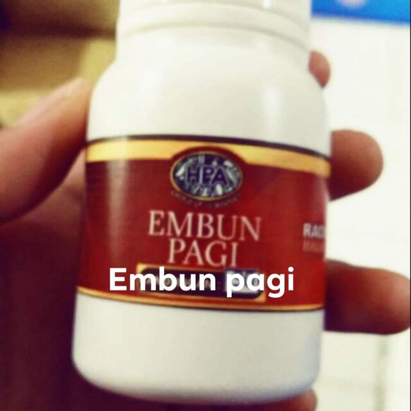 (1butir) Embun pagi kapsul HPA Pak Haji/HPA Malaysia
