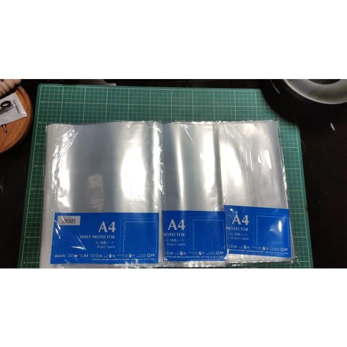 

PLASTIK A4 DAIICHI POCKET SHEET PROTECTOR - ISI 100 HARGA TERJANGKAU
