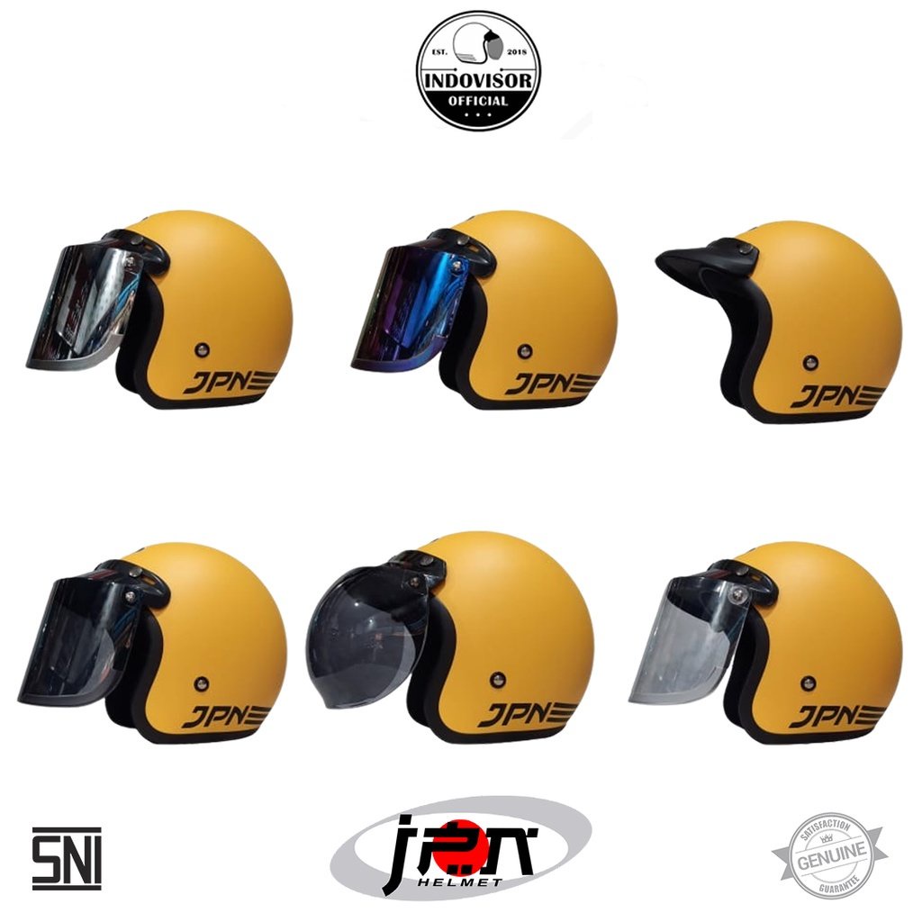 Helm JPN Warna Kuning Doff