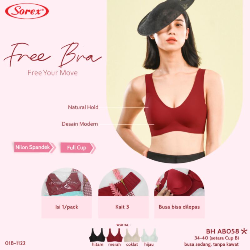 Sorex BH Modern /Free Bra Art. AB 058 Free Your move (M,L,XL)