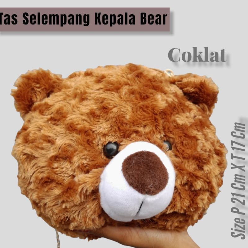 TAS SELEMPANG KEPALA BEAR