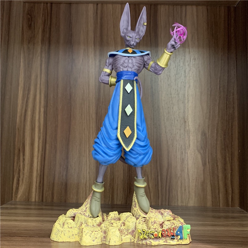 Anime Dragon Ball Z Beerus Figure Super God of Destruction Figure Koleksi Model Mainan Untuk Anak Hadiah Mainan