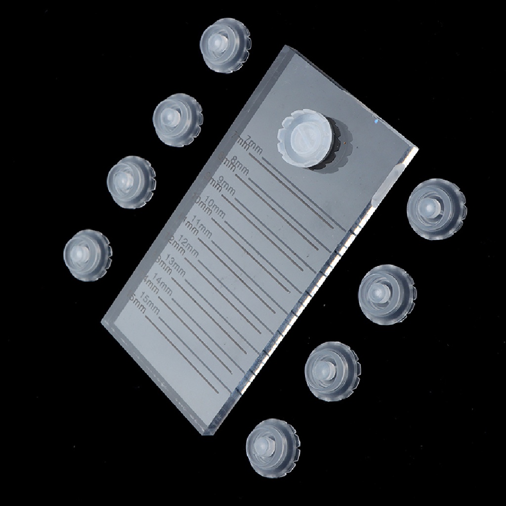 Adawnshbhyu Acrylic Pallet Individual Eyelash Extension Glue Plate Dispossible Tempat Lem C ID