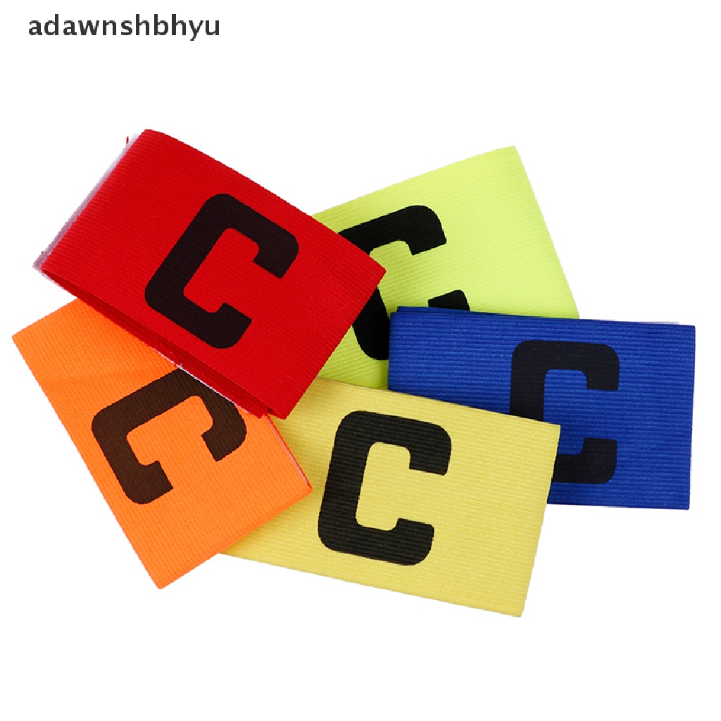 Adawnshbhyu 1pcs Ban Lengan Sepak Bola Football Leader Match Captain Armband Adjustable ID