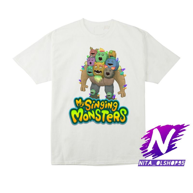 kaos mysinging monsters baju anak karakter my singing