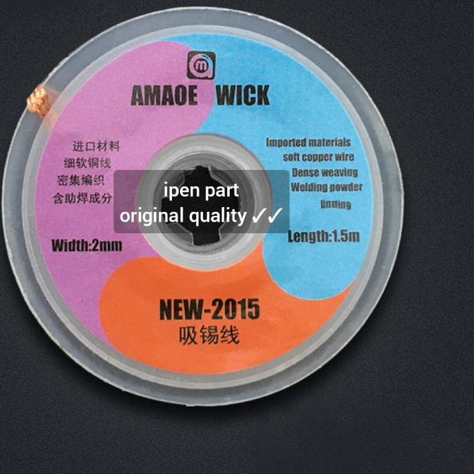 εNEW VARIANT Amaoe Solder Wick 2015 2MM Original Gootwick Pembersih Solder BCE€™