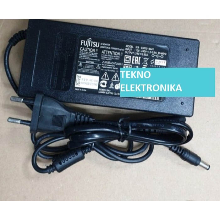 Adaptor Scanner Fujitsu Fi-6140 Fi6110 Fi-6130 Fi-7160 Fi7180 Original