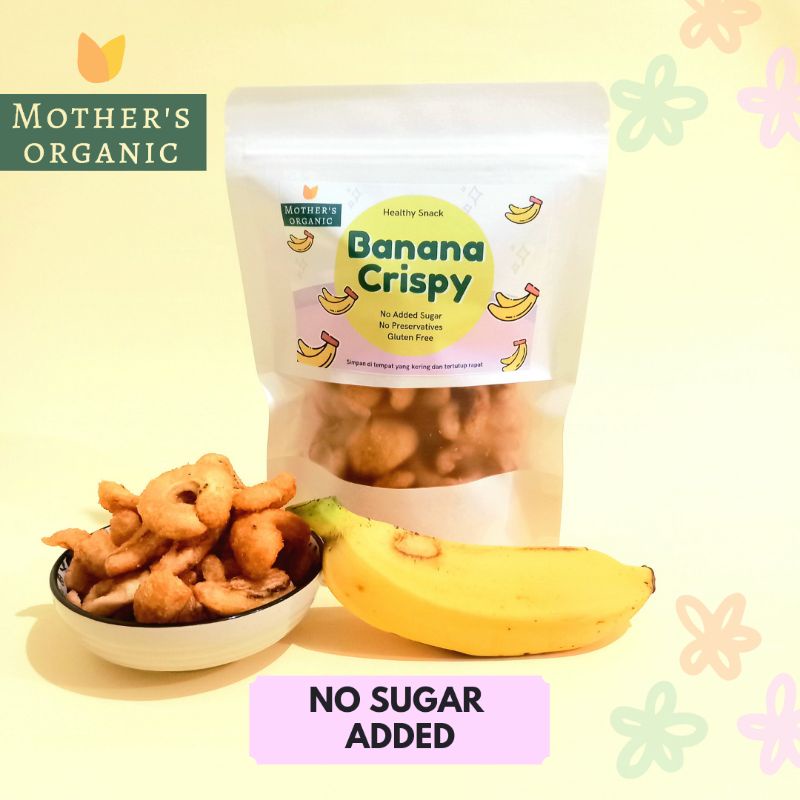 

Banana Pisang Crispy - Keripik Buah Pisang - Snack Bumil Vegan - Gluten Free No Sugar 70 g