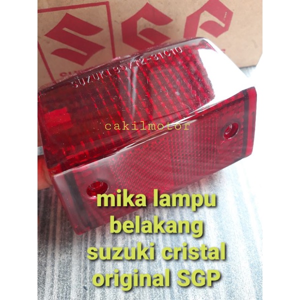mika kaca stoplamp suzuki crystal RC RGR sprinter lampu belakang original sgp