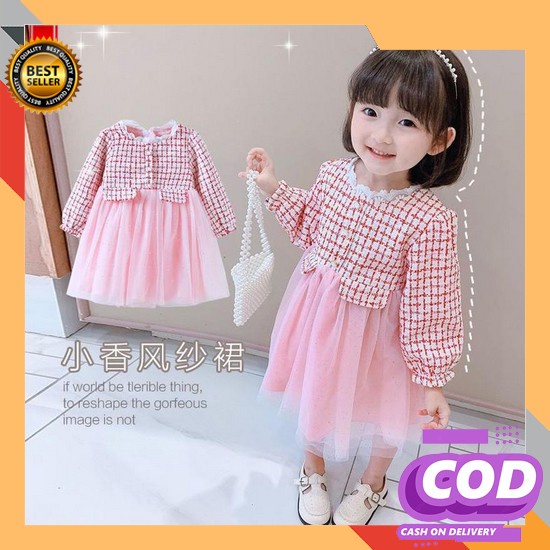 Dress Anak Perempuan | Rok Natal | Christmas Dress | Baju Anak Perempuan | Baju Merah Natal | Carol 