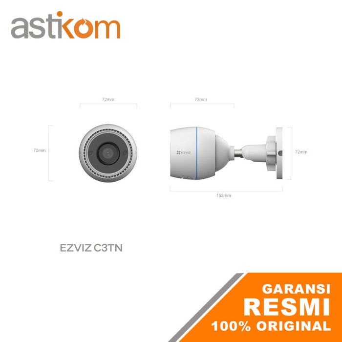 CCTV Ezviz Smart Home Camera CS-C3TN 2MP 1080p 3MP 2K