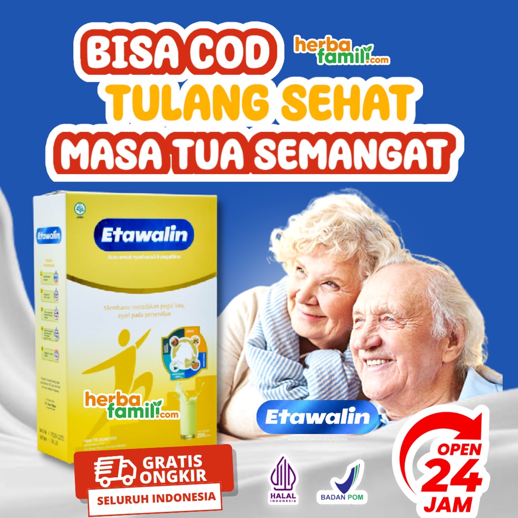 ETAWALIN 100% ORIGINAL | Susu Kambing Ori Official Store Asli Ampuh Atasi Nyeri Sendi Dan Pegel Linu Secara Alami Tanpa Efek Samping Aman Dikonsumsi Terus Menerus ETAWALIN