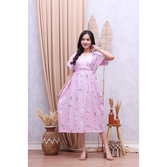 Daster Kimono Rayon Busui - LD110cm