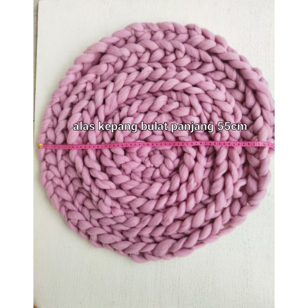 alas foto woll kepang untuk newborn photography