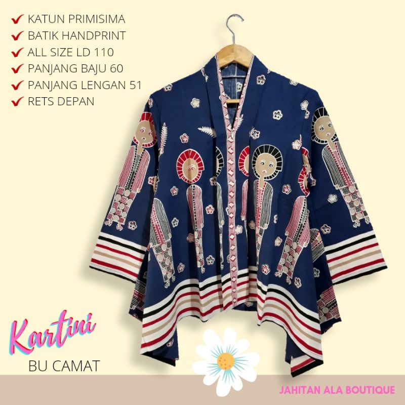 blus kartinii bu camat batik solo