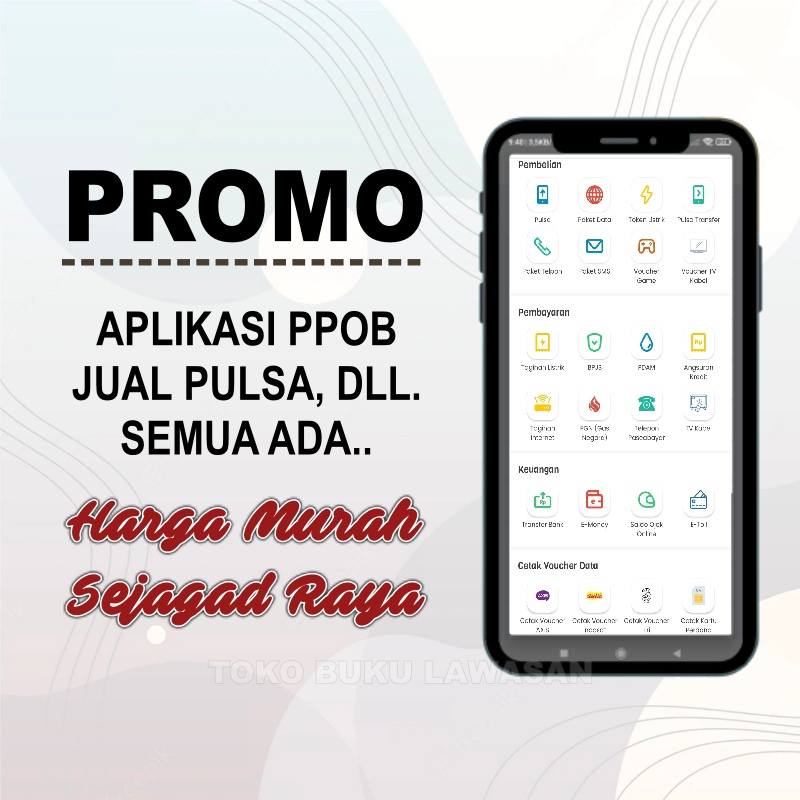 Aplikasi Penjualan Pulsa dan PPOB Termurah Sejagat Raya