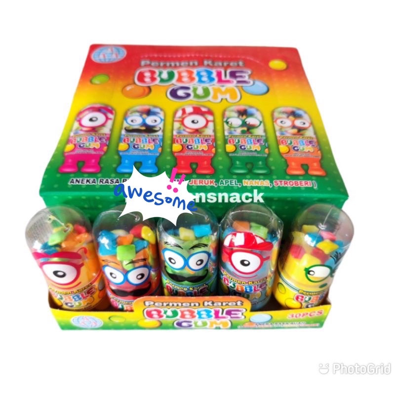 

PERMEN KARET BUBLLE GUM MINION 1 DUS ISI 30PC