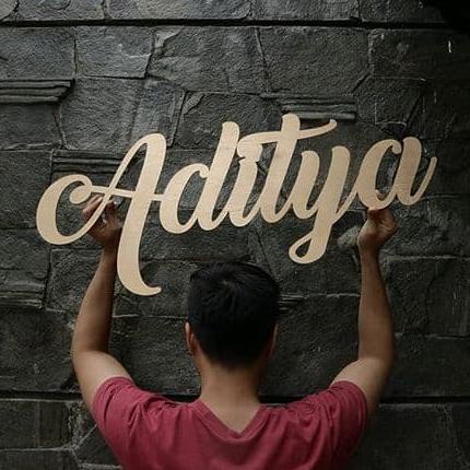 [BISA COD] Papan Nama untuk Backdrop / Hiasan Backdrop Pesta / Dekorasi Nama