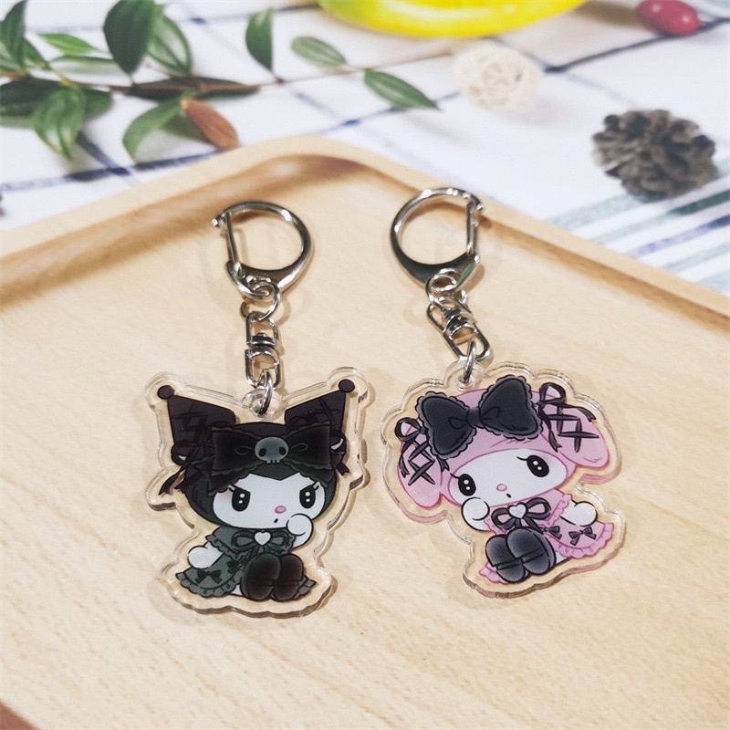 gantungan sanrio dark melody kuromi lucu