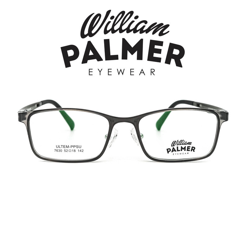 William Palmer Kacamata Pria Wanita Ultem 7630 C5 Grey