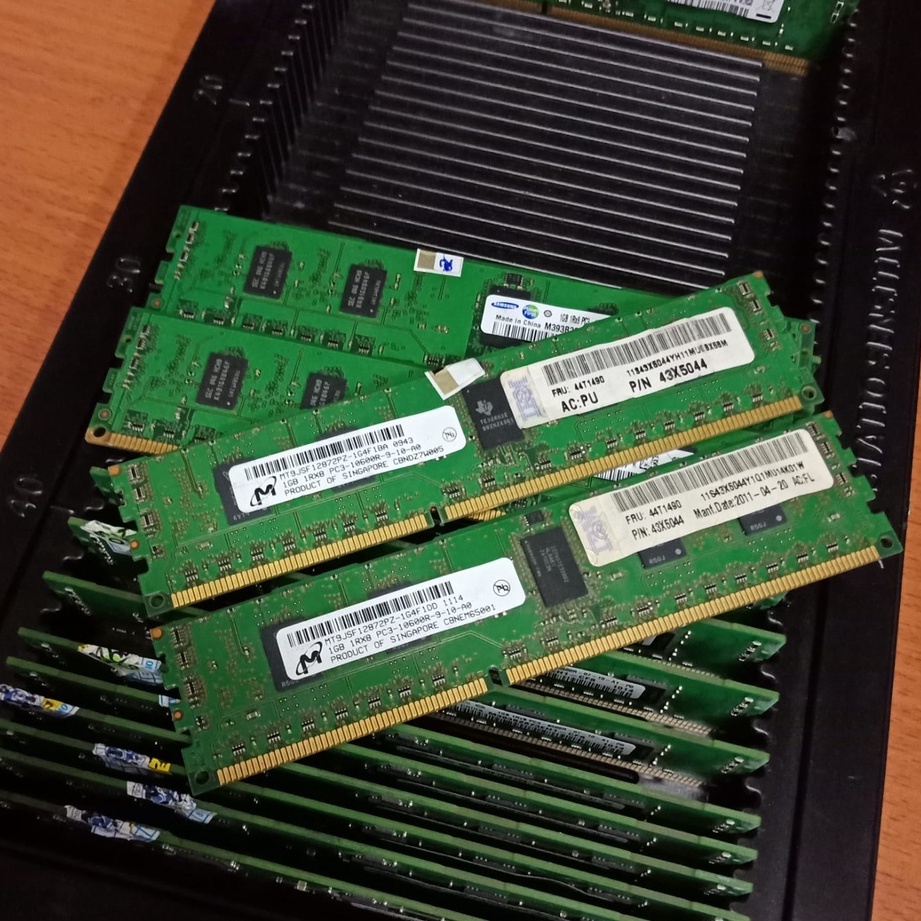 MEMORY RAM SERVER 1GB DDR3 1RX8 PC3-10600R KHUSUS PC SERVER MURMER