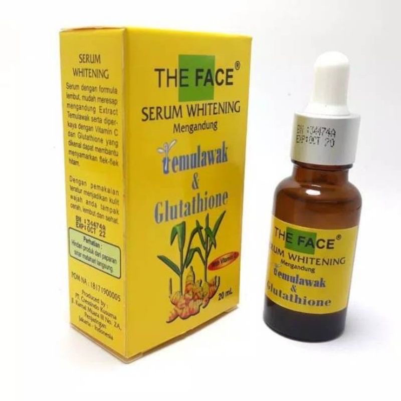 The face serum temulawak 20ml