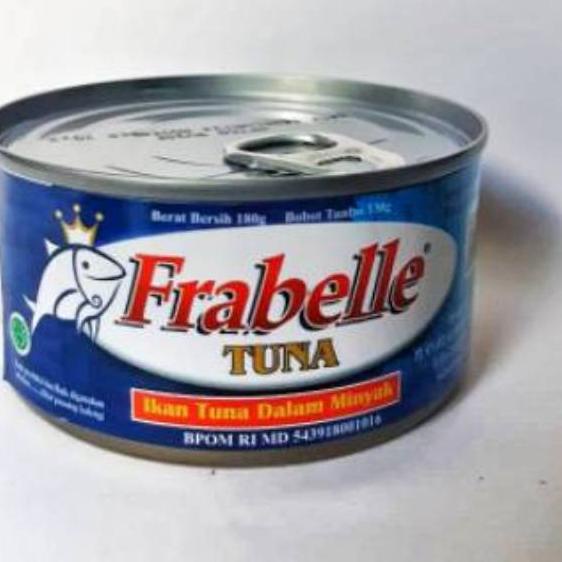 

7.7 BRANDS FESTIVAL Frabelle Tuna Chunk in oil 180gr. ikan tuna dalam kaleng