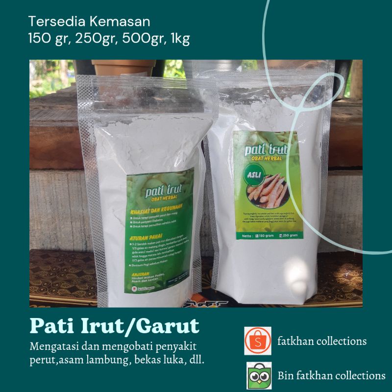 

Tepung Garut/Pati Angkrik/Tepung Pati Irut 250 gram