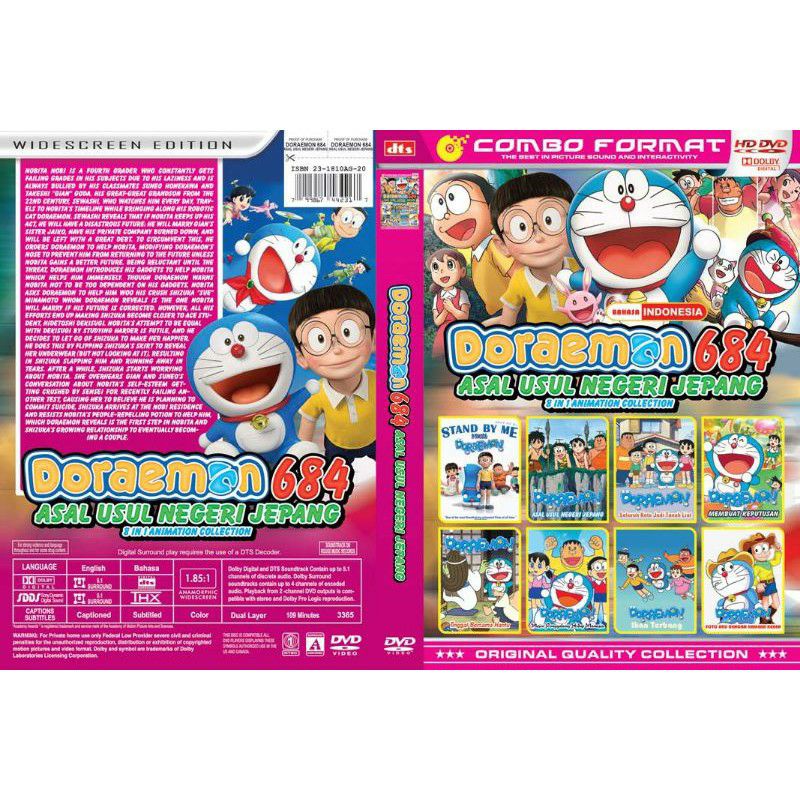 Kaset DVD Koleksi Anak Anak Doraemon 2 Macem