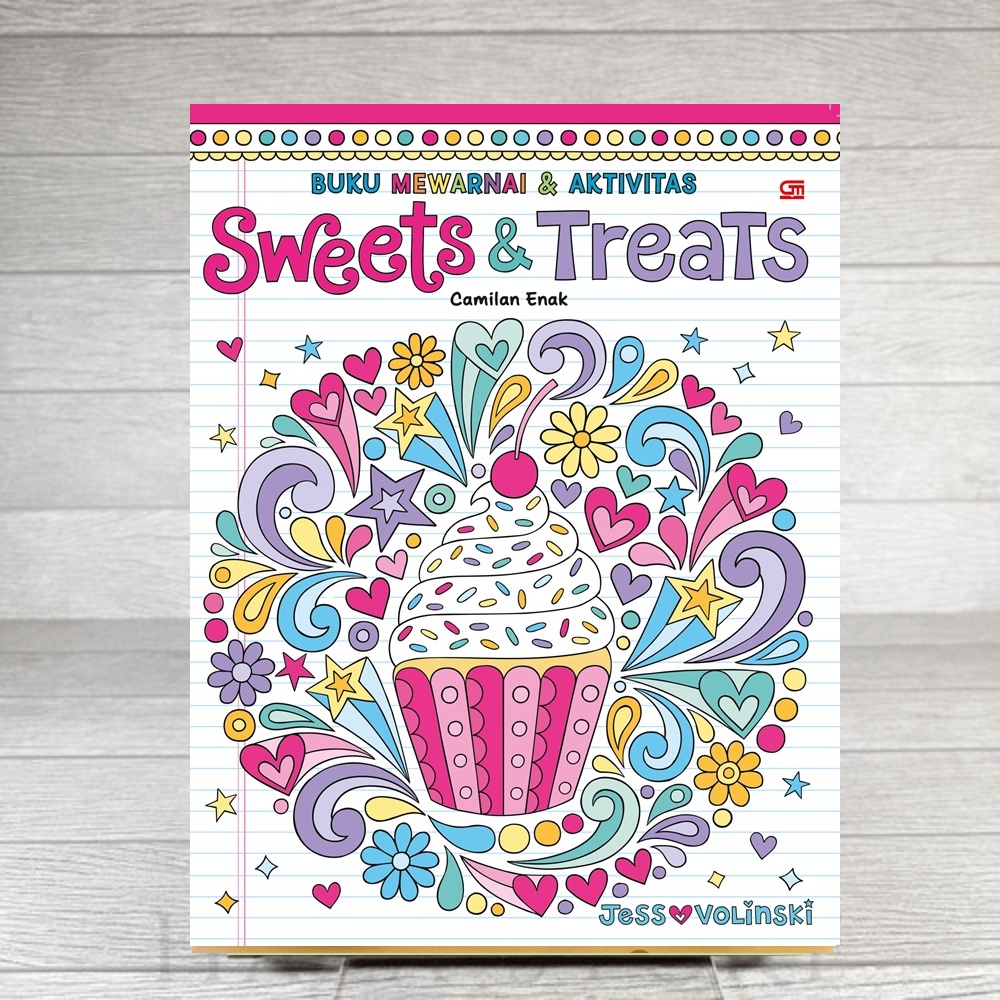 

Jess Volinski - Buku Mewarnai Dan Aktivitas: Camilan Enak (Sweets & Treats)