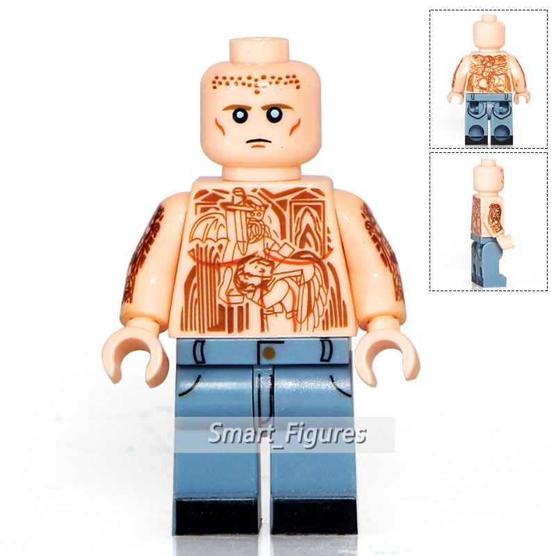 Bapak Incredible Minifigures Kratos RoboCop Michael J Scofield Godmars Puraresu Sanshirà Mini Figure Mainan Hadiah