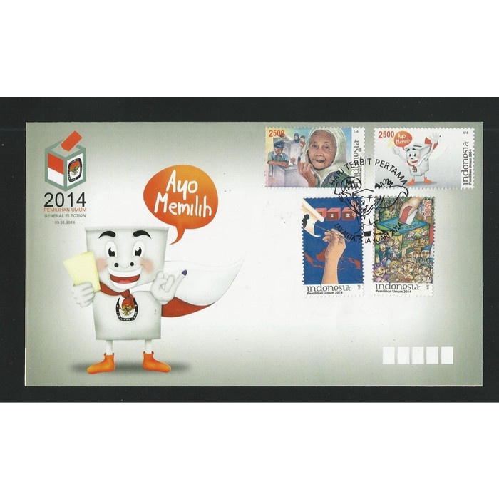 

✨NEW✨ - Perangko/Prangko Indonesia.SHP 716. PEMILIHAN UMUM 2014