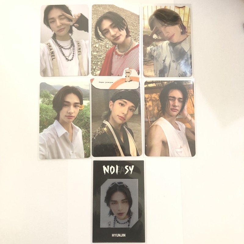 TAKE ALL Photocard PC Album Hyunjin stray kids konsep concept A B C D Jyp pob Wink Pita Putih frame 