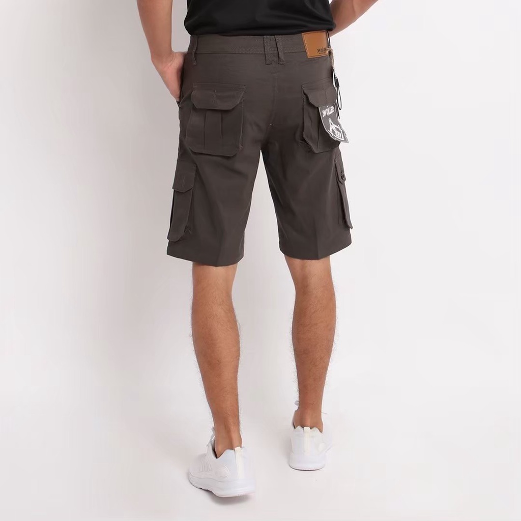 Celana Pendek Celana Cargo pendek Short Pants pria Celana celana PDL pendek Killer warna abu tua seri art SMCPD006