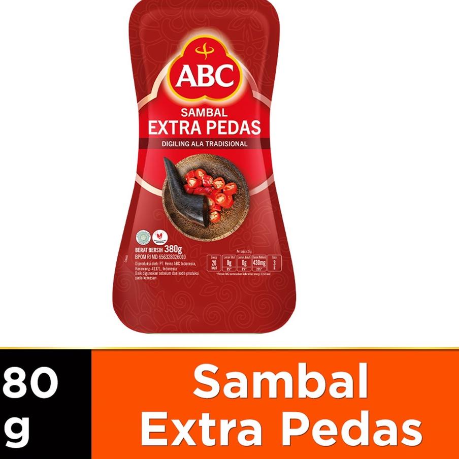 

ゎ ABC Saus Sambal Extra Pedas 380 g ス