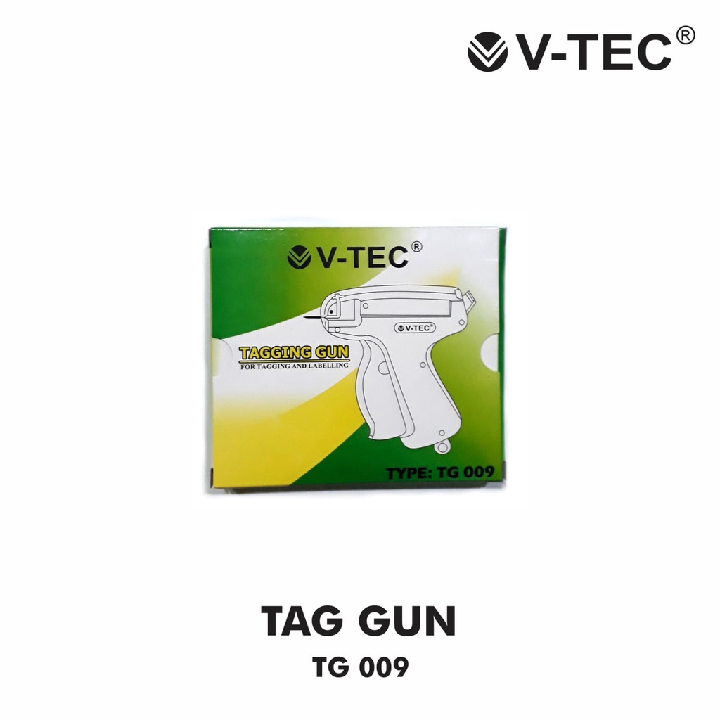 Tagging Gun -Tag gun V-Tec TG 009 - Label Tag - Alat Label Baju - Alat Tembak Label Taggun