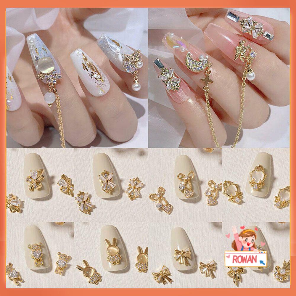 R-flower Nail Art Dekorasi New Charms DIY Kupu