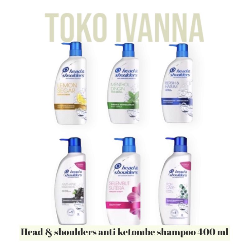 Head &amp; Shoulders Shampoo Anti Ketombe Varian 400mL