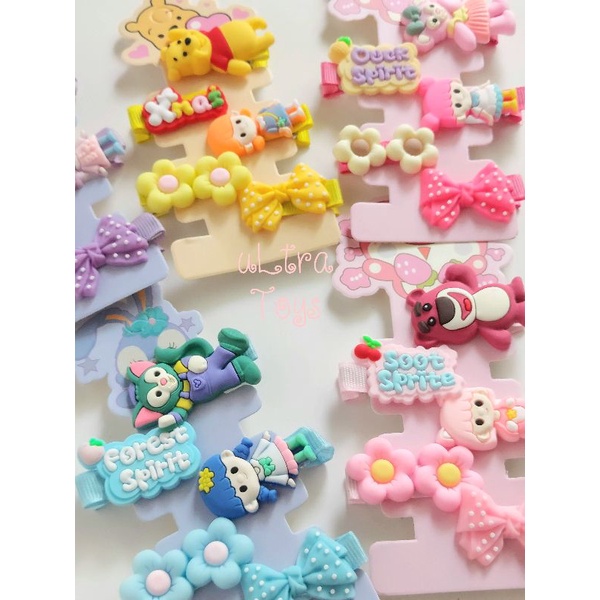 [ULTRATOYS] JEPIT SET ANAK PEREMPUAN ISI 5 LUCU IMPORT