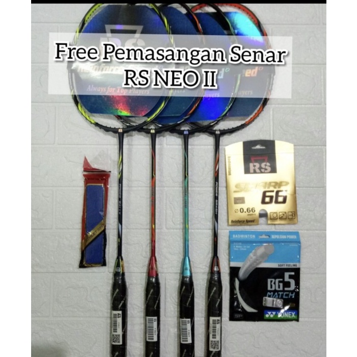 Raket Raket Badminton New Colour Rs Power Smash/Max/Rally/Pure Neo Ii Ori